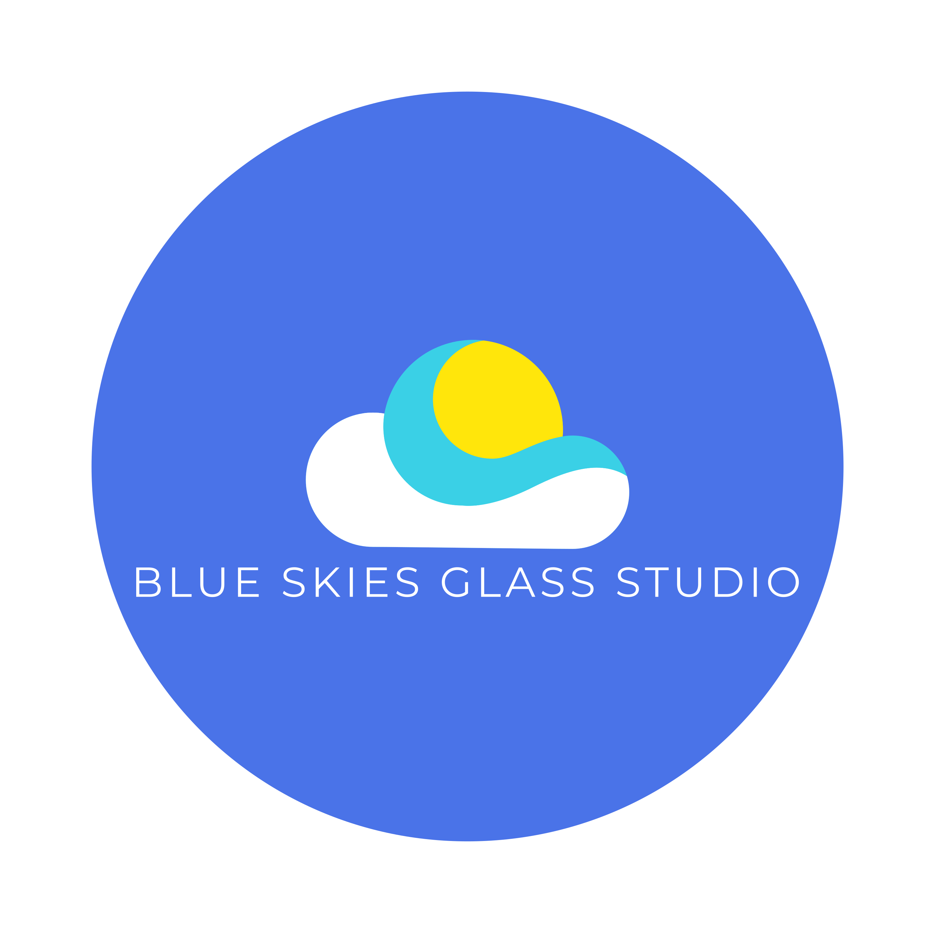 Blue Skies Glass Logo